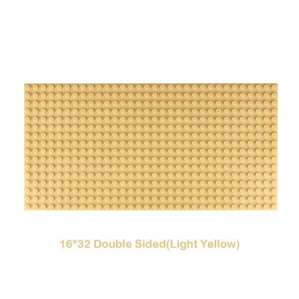 Planet Gates 32x32 Dots Double Sided Baseplate for Building Brick 16x16 City Classic Block Plates DIY Plastic Small Block Assembly Part Toy