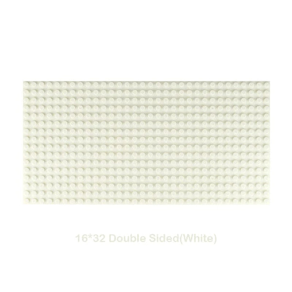 Planet Gates 32x32 Dots Double Sided Baseplate for Building Brick 16x16 City Classic Block Plates DIY Plastic Small Block Assembly Part Toy