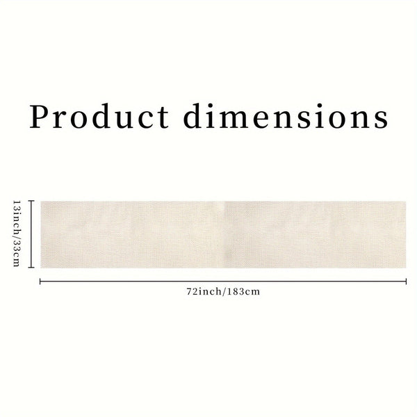 Planet Gates 33.02*182.88cm 1pc, Polyester Table Runner, Boy Baptism Table Runner, God Bless Theme Holy Communion Christening Baby Shower Party Kitchen Dinning Home Decoration