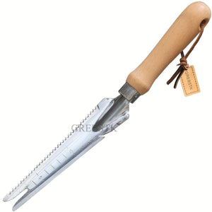 Planet Gates 33.02 Cm 1pc, Garden Weeding Tools Stainless Steel Beech Handle Shovel For Weeding, Cultivating, Transplanting, Digging, Gauging