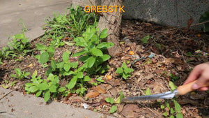 Planet Gates 33.02 Cm 1pc, Garden Weeding Tools Stainless Steel Beech Handle Shovel For Weeding, Cultivating, Transplanting, Digging, Gauging