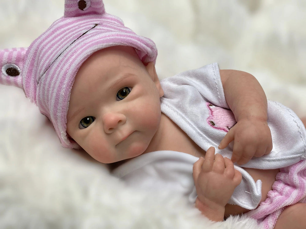 Planet Gates 33CM Lovely Girl Bettie Whole Body Soft Solid Silicone Reborn Doll Painted/Unpainted Reborn Baby Doll Toys Corpo De Silicone
