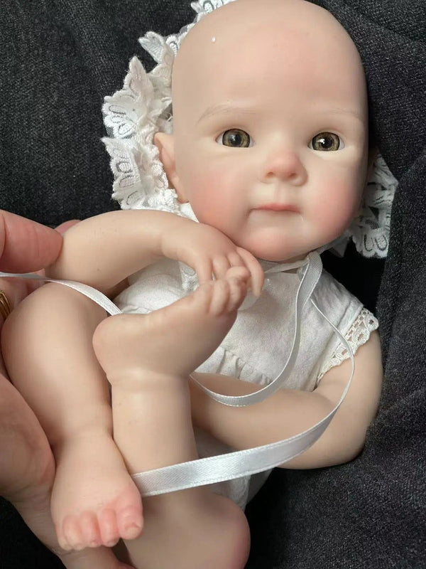 Planet Gates 33CM Lovely Girl Bettie Whole Body Soft Solid Silicone Reborn Doll Painted/Unpainted Reborn Baby Doll Toys Corpo De Silicone