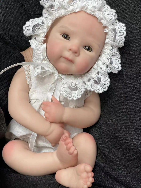 Planet Gates 33CM Lovely Girl Bettie Whole Body Soft Solid Silicone Reborn Doll Painted/Unpainted Reborn Baby Doll Toys Corpo De Silicone