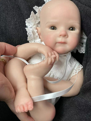 Planet Gates 33CM Lovely Girl Bettie Whole Body Soft Solid Silicone Reborn Doll Painted/Unpainted Reborn Baby Doll Toys Corpo De Silicone