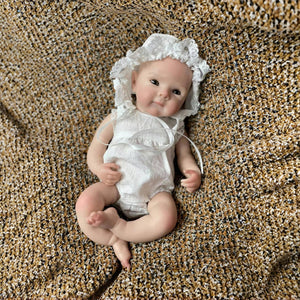 Planet Gates 33CM Lovely Girl Bettie Whole Body Soft Solid Silicone Reborn Doll Painted/Unpainted Reborn Baby Doll Toys Corpo De Silicone