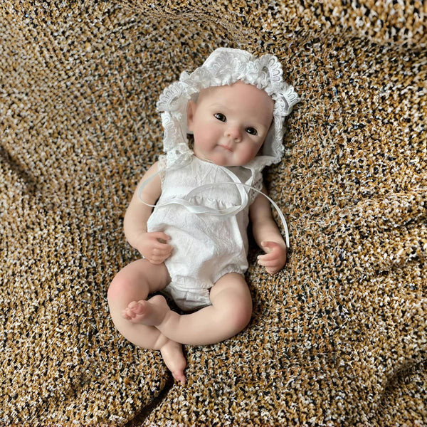 Planet Gates 33CM Lovely Girl Bettie Whole Body Soft Solid Silicone Reborn Doll Painted/Unpainted Reborn Baby Doll Toys Corpo De Silicone