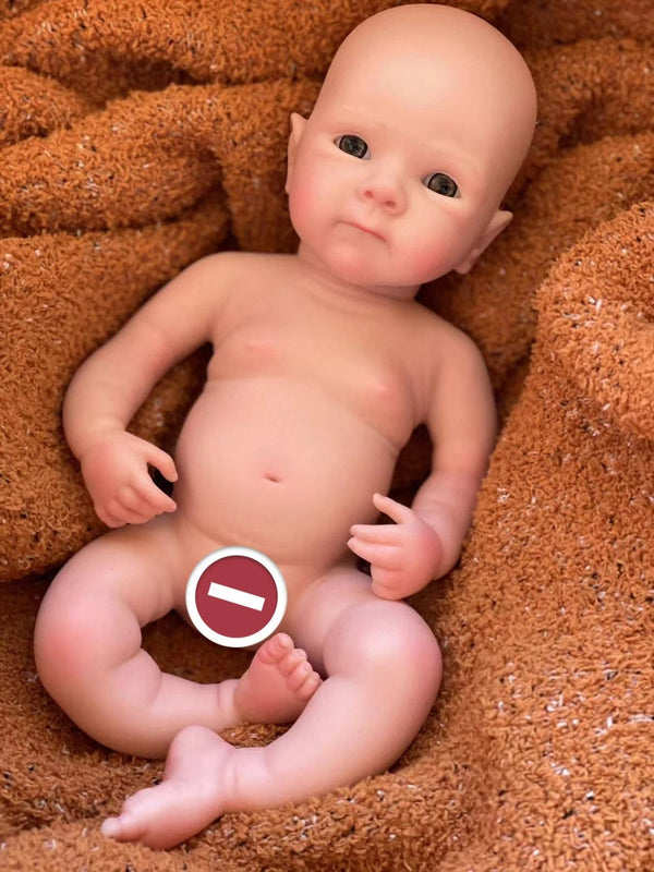 Planet Gates 33CM Lovely Girl Bettie Whole Body Soft Solid Silicone Reborn Doll Painted/Unpainted Reborn Baby Doll Toys Corpo De Silicone