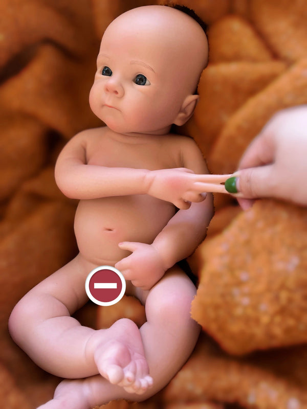 Planet Gates 33CM Lovely Girl Bettie Whole Body Soft Solid Silicone Reborn Doll Painted/Unpainted Reborn Baby Doll Toys Corpo De Silicone