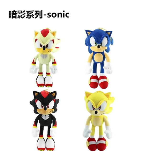Planet Gates 33cm Sonic High Quality Plush Toy Cartoon The Hedgehog Doll Tails Shadow Soft Stuffed Anime Christmas Birthday Gift For Kids