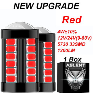 Planet Gates 33SMD PLUS Red / 3157 P27/7W T25 2X 1156 BA15S P21W 1157 P21/5W BAY15D BAU15S PY21W T20 7443 7440 3157 LED Car Tail Bulb Brake Reverse DRL Signal Light 12V 24V