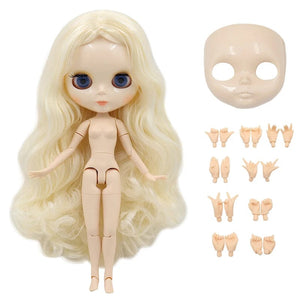 Planet Gates 340 face hand / 30cm height ICY DBS Blyth doll White Skin Glossy face Matte face Joint body with hand set A&B 1/6 bjd suitable diy makeup Special price