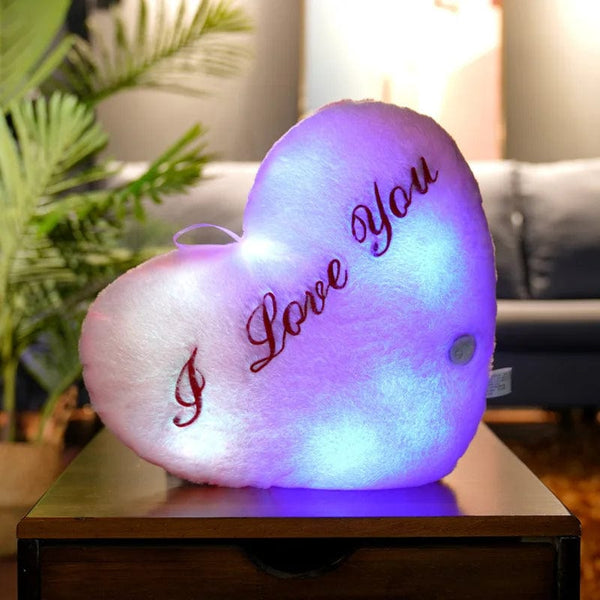 Planet Gates 34CM Creative Toy Luminous Pillow Soft Stuffed Plush Glowing Colorful Stars Cushion Led Light Toys Gift For Kids Children Girls