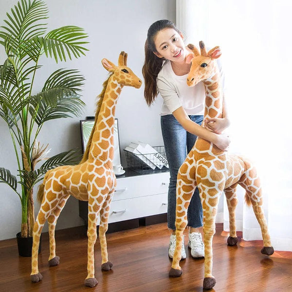 Planet Gates 35-120CM Giant Real Life Giraffe Plush Toys High Quality Stuffed Animals Dolls Soft Kids Children Baby Birthday Gift Room Decor