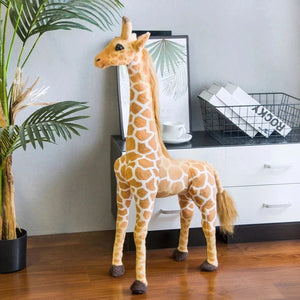 Planet Gates 35-120CM Giant Real Life Giraffe Plush Toys High Quality Stuffed Animals Dolls Soft Kids Children Baby Birthday Gift Room Decor