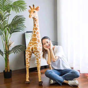 Planet Gates 35-120CM Giant Real Life Giraffe Plush Toys High Quality Stuffed Animals Dolls Soft Kids Children Baby Birthday Gift Room Decor