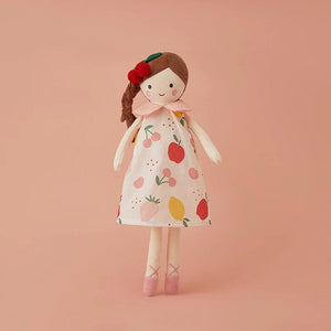 Planet Gates 35/38CM Pink Dress Girl Soft Plush Toy Crown Princess Stuffed Girl Doll Nortic Style Home Decor Doll Kids Birthday Gift juguetes