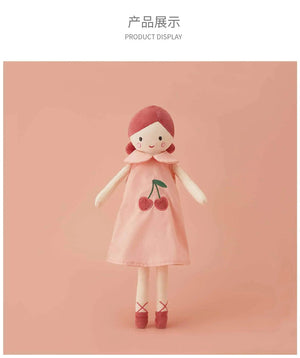 Planet Gates 35/38CM Pink Dress Girl Soft Plush Toy Crown Princess Stuffed Girl Doll Nortic Style Home Decor Doll Kids Birthday Gift juguetes
