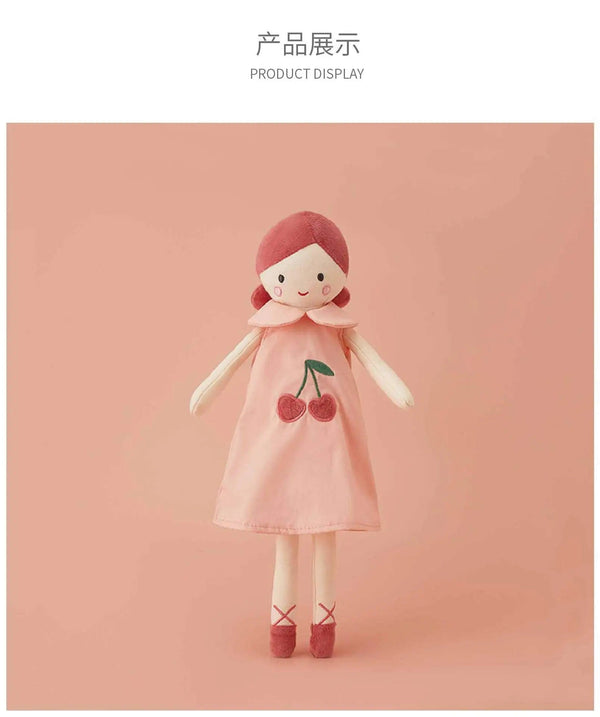 Planet Gates 35/38CM Pink Dress Girl Soft Plush Toy Crown Princess Stuffed Girl Doll Nortic Style Home Decor Doll Kids Birthday Gift juguetes