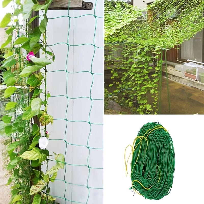 Planet Gates 35.4*70.9 inch Grow Upright and Strong with Outdoor Heavy-Duty Garden Plant Trellis Netting!
