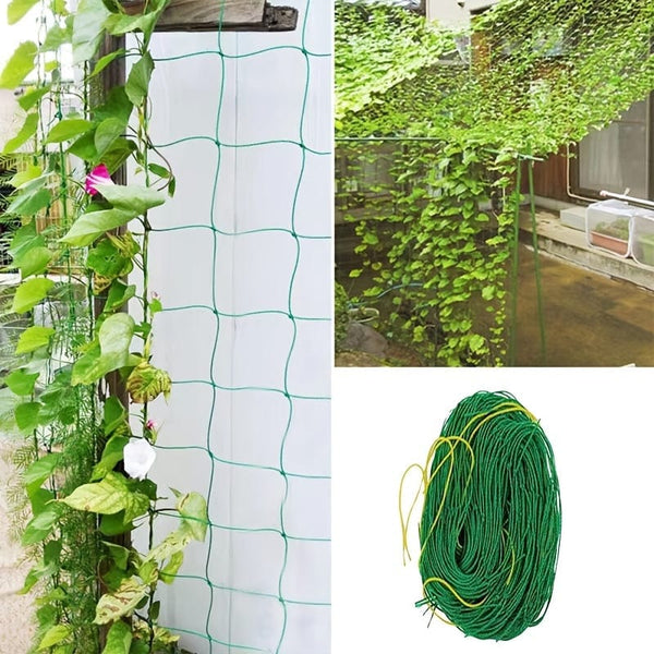 Planet Gates 35.4*70.9 inch Grow Upright and Strong with Outdoor Heavy-Duty Garden Plant Trellis Netting!