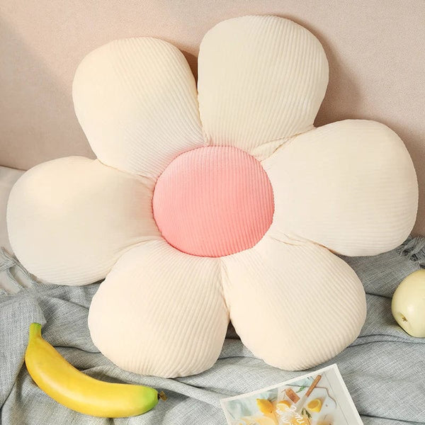 Planet Gates 35/45cm Stuffed Six Petal Flower Cushion Girly Room Decor Sunflower Pillow Bay Window Pink Flower Sit Bedroom Seat Pillow