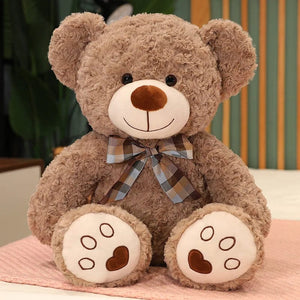 Planet Gates 35/50/60CM Cute Classic Teddy Bear Plush Toys Kawaii Bow Tie Bear Plushie Pillow Stuffed Soft Dolls for Kids Girls  Lover Gifts