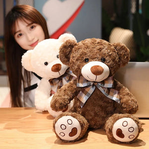 Planet Gates 35/50/60CM Cute Classic Teddy Bear Plush Toys Kawaii Bow Tie Bear Plushie Pillow Stuffed Soft Dolls for Kids Girls  Lover Gifts