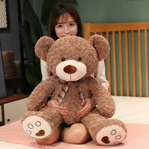 Planet Gates 35/50/60CM Cute Classic Teddy Bear Plush Toys Kawaii Bow Tie Bear Plushie Pillow Stuffed Soft Dolls for Kids Girls  Lover Gifts
