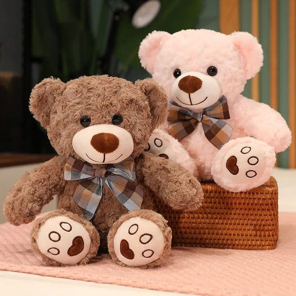 Planet Gates 35/50/60CM Cute Classic Teddy Bear Plush Toys Kawaii Bow Tie Bear Plushie Pillow Stuffed Soft Dolls for Kids Girls  Lover Gifts