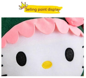 Planet Gates 35/50/65cm Sanrio Kawaii Hello Kitty Dinosaur Plush Toy Cartoon Doll Room Decoration Sleeping Throw Pillow Kids Birthday Gift