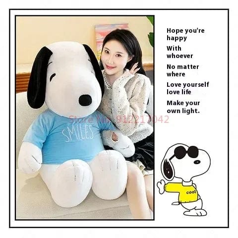 Planet Gates 35-65cm Cartoon Cute Snoopy Plush Toy Pillow Sofa Back Plush Doll Gifts For Children