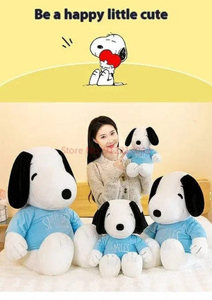 Planet Gates 35-65cm Cartoon Cute Snoopy Plush Toy Pillow Sofa Back Plush Doll Gifts For Children