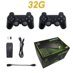 Planet Gates 3500 games 32G Video Game Console 64G Built-in 20000 Games Retro handheld Game Console Wireless Controller Game Player For Children Xmas Gifts