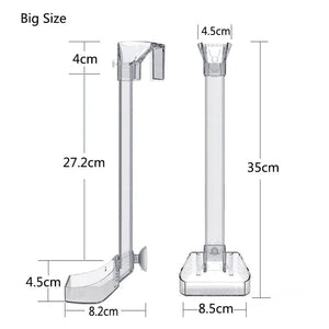 Planet Gates 35cm 1Set Acrylic Aquarium Feeder Tube Dish Transparent Fish Tank Shrimp Snail Shrimp Food Feeder Bowl Aquarium Feeding Accessories