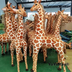Planet Gates 35CM 35-120CM Giant Real Life Giraffe Plush Toys High Quality Stuffed Animals Dolls Soft Kids Children Baby Birthday Gift Room Decor