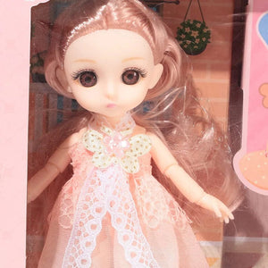 Planet Gates 35CM B Toys BJD Doll for Girls Gifts Princess Bag Pet Shop Bicycle Joint Movable Full Set DIY Toy Children's Toy Birthday Christmas