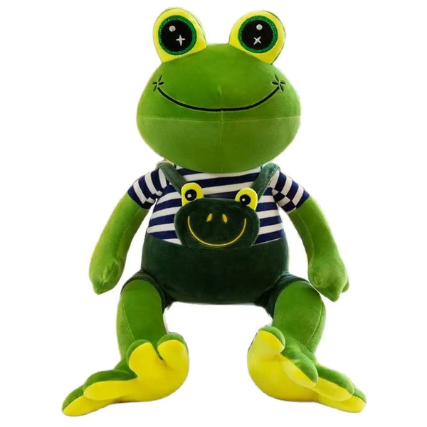 Planet Gates 35CM Cartoon Frog Plush Toy Couple Lnternet Celebrity Children's Dolls Mall Activity Gifts Wholesale Birthday Gifts