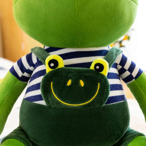 Planet Gates 35CM Cartoon Frog Plush Toy Couple Lnternet Celebrity Children's Dolls Mall Activity Gifts Wholesale Birthday Gifts