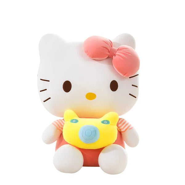 Planet Gates 35cm Saniro Hello Kitty Plush Camera KT Cat Doll Cute Cat Kitty Toys Children's Gift Girl Sofy Stuffed Animal Pillow Toys Gifts