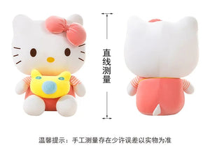 Planet Gates 35cm Saniro Hello Kitty Plush Camera KT Cat Doll Cute Cat Kitty Toys Children's Gift Girl Sofy Stuffed Animal Pillow Toys Gifts
