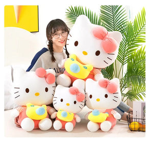 Planet Gates 35cm Saniro Hello Kitty Plush Camera KT Cat Doll Cute Cat Kitty Toys Children's Gift Girl Sofy Stuffed Animal Pillow Toys Gifts