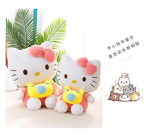 Planet Gates 35cm Saniro Hello Kitty Plush Camera KT Cat Doll Cute Cat Kitty Toys Children's Gift Girl Sofy Stuffed Animal Pillow Toys Gifts