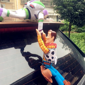 Planet Gates 35cm woody buzz Hot Toy Story Sherif Woody Buzz Lightyear Car Dolls Plush Toys Outside Hang Toy Cute Auto Accessories Car Decoration 25/35/45CM