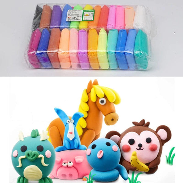 Planet Gates 36 Color Super Light Clay Air Dry Polymer Modelling Clay With 3 Tools Soft Creative Educational Slime DIY Toys for Kids Gifts