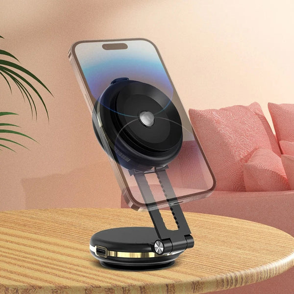 Planet Gates 360° Adjustable Magnetic Car Phone Holder Stand Dual-Sided Vacuum Adsorption Ultra Stable Suction Cup Bracket for iPhone Xiaomi