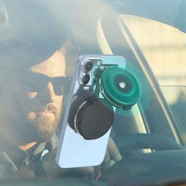 Planet Gates 360° Adjustable Magnetic Car Phone Holder Stand Dual-Sided Vacuum Adsorption Ultra Stable Suction Cup Bracket for iPhone Xiaomi