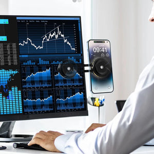 Planet Gates 360° Adjustable Magnetic Car Phone Holder Stand Dual-Sided Vacuum Adsorption Ultra Stable Suction Cup Bracket for iPhone Xiaomi