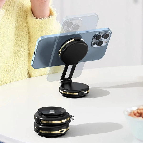Planet Gates 360° Adjustable Magnetic Car Phone Holder Stand Dual-Sided Vacuum Adsorption Ultra Stable Suction Cup Bracket for iPhone Xiaomi