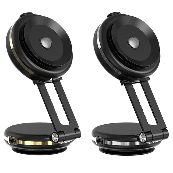 Planet Gates 360° Adjustable Magnetic Car Phone Holder Stand Dual-Sided Vacuum Adsorption Ultra Stable Suction Cup Bracket for iPhone Xiaomi